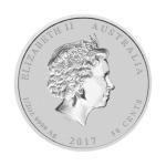2017 Perth Mint Year of the Rooster 1/2 oz Colored Silver Coin